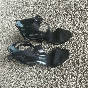 Women’s Jeffery Tyler Size Women’s 9 Black Strappy Heels, New